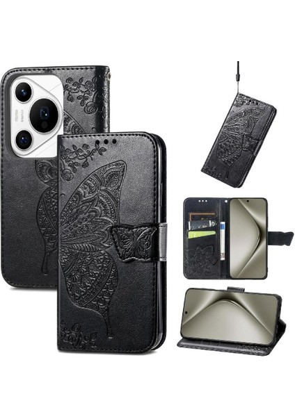Huawei Pura 70 Pro Kanat Çok Renkli Cüzdan Iş Için Flip Case (Yurt Dışından)