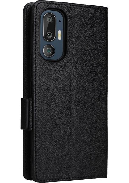Htc U24 Pro 5g Pu Deri Kart Yuvaları Tutucu Cüzdan Yan Toka (Yurt Dışından) fiyatları