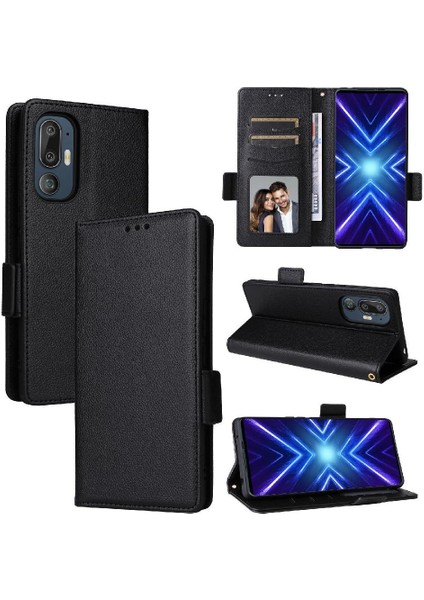 Htc U24 Pro 5g Pu Deri Kart Yuvaları Tutucu Cüzdan Yan Toka (Yurt Dışından) modelleri
