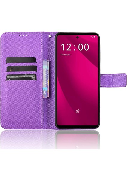 T-Cep T Telefon 2 Pro 5g Kapak Kart Tutucu Kickstand Manyetik Için Kılıf (Yurt Dışından) modelleri