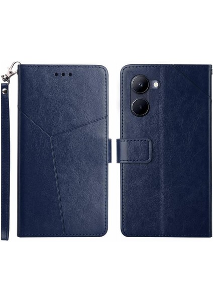 Vıvo Y03 4g Için Flip Case Deri Cüzdan Darbeye Tpu Kabuk Kapak Çevirin (Yurt Dışından)