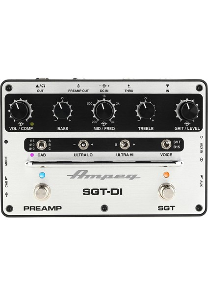 SGT-DI DI-Box ve Bass Preamp Pedal