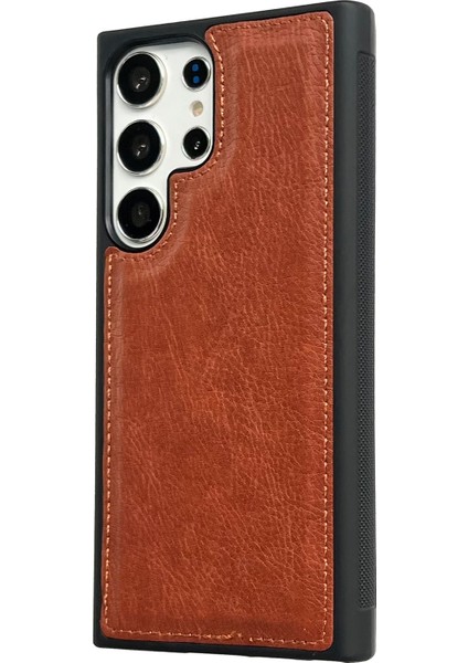 Samsung Galaxy S21 Ultra 5g Için Sığır Derisi Dokulu Telefon Kılıfı (Yurt Dışından) modelleri