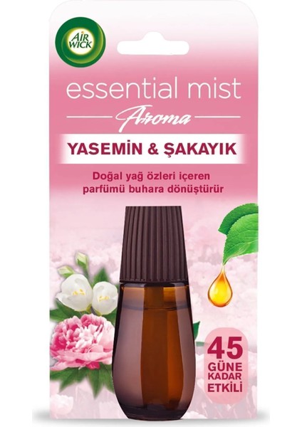 Aır Wıck Elektrikli Oda Kokusu Essentıal Aroma Mıst Yedek Şişe Yasemin Şakayık fiyatları