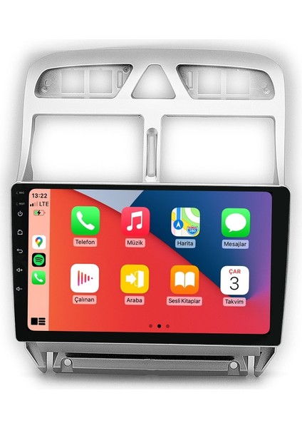 Peugeot 307 9inç 2gb Ram 32GB Hafızalı Kablosuz Carplay Androidauto Oem Multimedya Navigasyon
