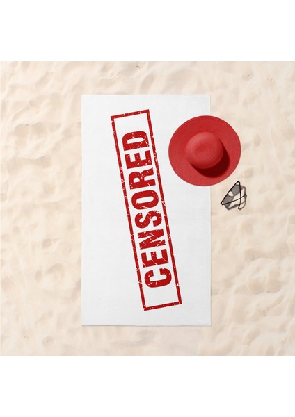 Censored Plaj Havlusu - Pamuk