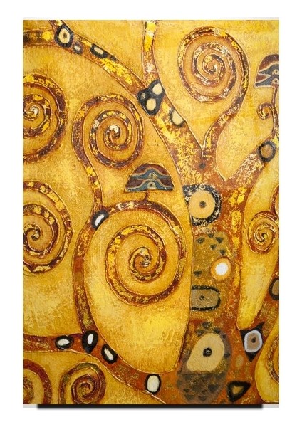 Gustave Klimt Cam Tablo | Hediyelik, Dekoratif, Ofis, Mutfak