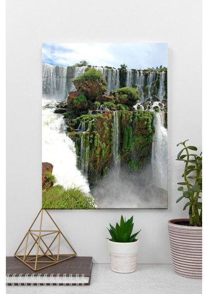 Iguazú Şelalesi, Misiones Province, Arjantin Cam Tablo | Hediyelik, Dekoratif, Ofis, Mutfak