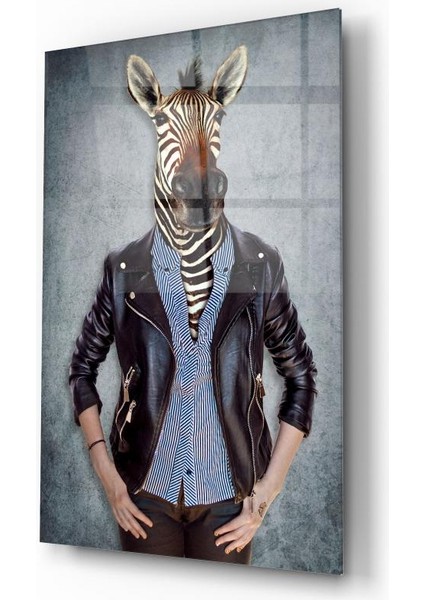 Zebra Cam Tablo | Hediyelik, Dekoratif, Ofis, Mutfak
