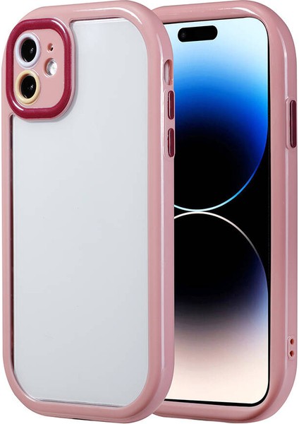 Lyon Tech Apple iPhone 11 Lyo Kılıf Kamera Korumalı Renkli Kenar ve Çerçeve Tasarımlı Zore Vitamin Kapak