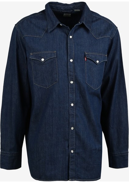 Levis Barstow Western Standard Mavi Erkek Denim Gömlek 85744-0000 Beden: 2xl