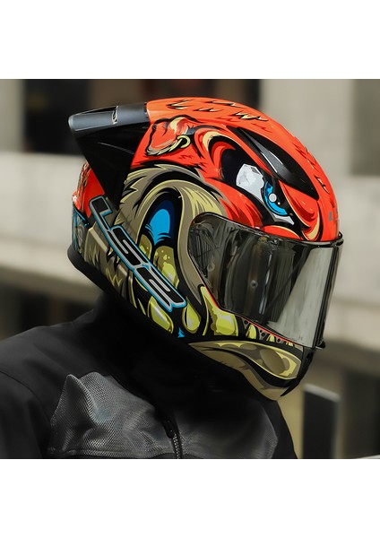 Rapıd 2 Race Spox Kırmızı-Gri Kask