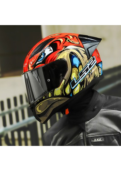 Rapıd 2 Race Spox Kırmızı-Gri Kask