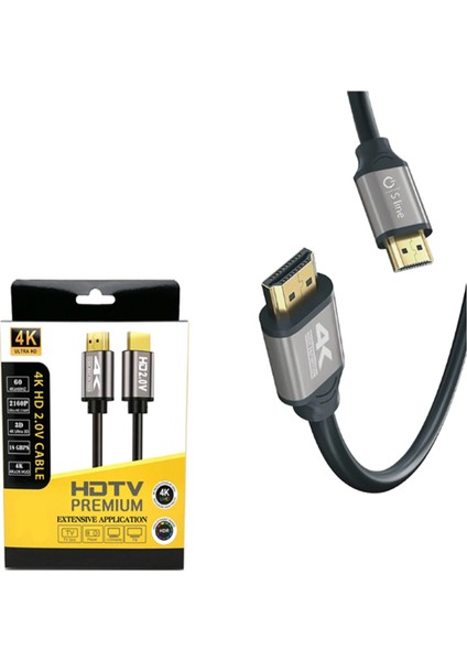 10 Metre Ultra Hdtv 4K 60hz Hdmı 2.0V Görüntü ve Ses Kablosu fırsatları