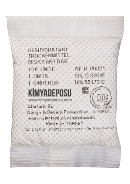 Nem Alıcı Aktif Kil Paketi 33 gr 350 Adet