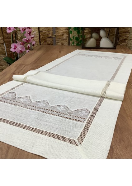 Oya Home Iğne Oya Dantelli RANIR-45*150 cm