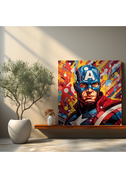 Marvel Pop Art Patlama Kanvas Tablo, 30 x 30 cm fiyatları