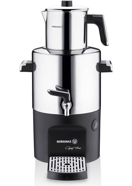 Çayşef Home Semaver Inox/parlak