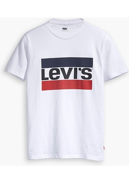 Levis Bisiklet Yaka Beyaz Erkek T-Shirt Beden: 2xl