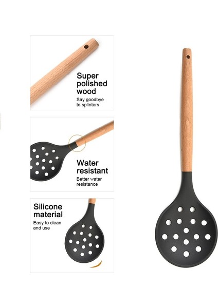 2 Adet Silikon Mutfak Pişirme Gereçleri Seti, Stil 7 (Yurt Dışından) modelleri