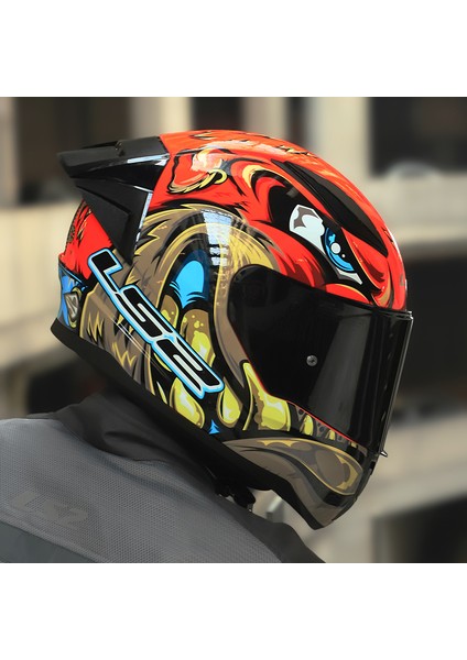 Rapıd 2 Race Spox Kırmızı-Gri Kask