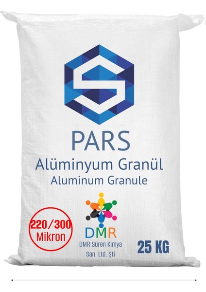 Alüminyum Granül 220/300 Mikron 25 kg