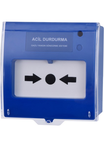 TFB-3165B Acil Durdurma Butonu, Gazlı Yangın Söndürme Sistemleri Için, Mavi EN54 Sertifikalı