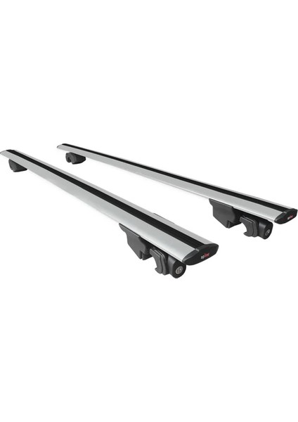 Ford Ranger 2011-2022 Arası ile Uyumlu Hook Model Anahtar Kilitli Ara Atkı Tavan Barı Gri