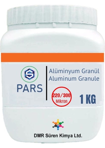 Alüminyum Granül 220/300 Mikron 1 kg