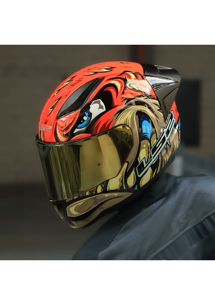 Rapıd 2 Race Spox Kırmızı-Gri Kask