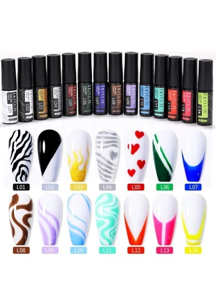 Nail art çizim ojesi (UV gel) 53335-11 indirimleri