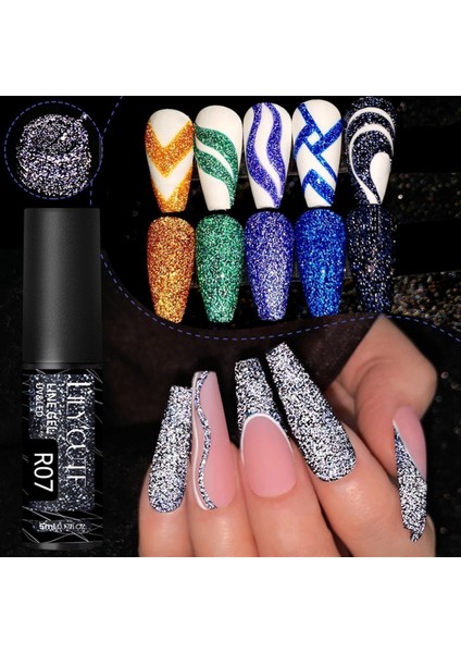 Reflective Glitter Nail art çizim ojesi R016 (54152-10) fiyatları