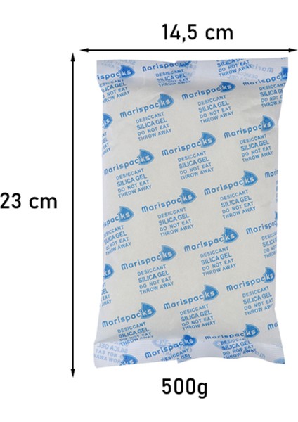 Nem Alıcı Silika Jel 500 gr 8 Adet
