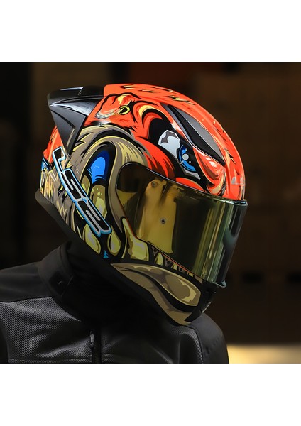 Rapıd 2 Race Spox Kırmızı-Gri Kask