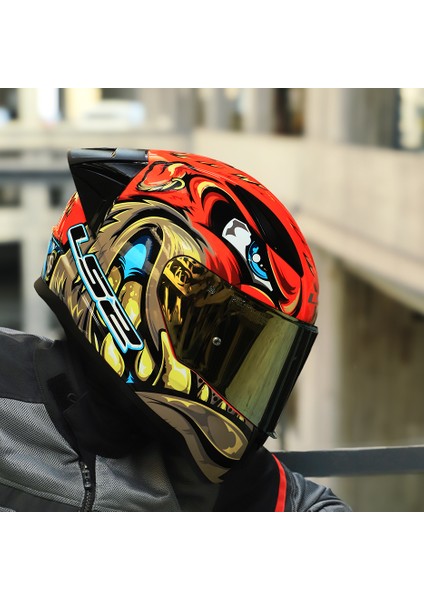 Rapıd 2 Race Spox Kırmızı-Gri Kask