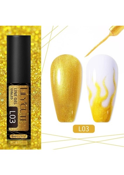 Nail art çizim ojesi (UV gel) 53335-03