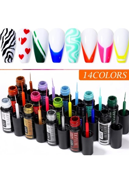 Nail art çizim ojesi (UV gel) Beyaz 53335-02 fırsatları