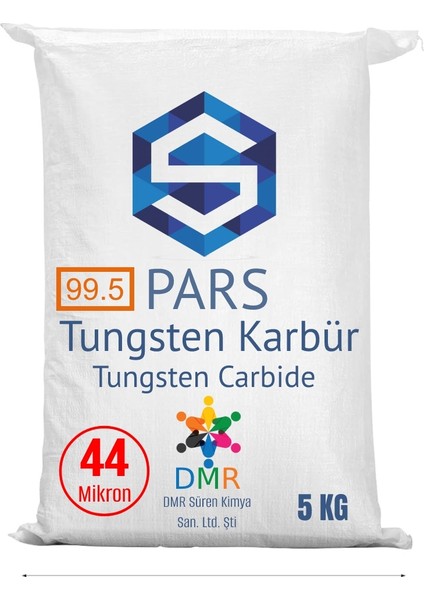Tungsten Karbür 99.5 44 Mikron 5 kg