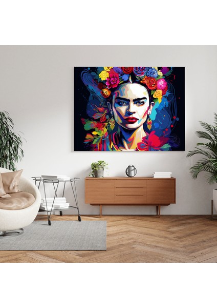 Frida Kahlo Kanvas Tablo - Frida Kahlo, Ev Dekorasyonu, Kanvas Tablo, Duvar Dekorasyonu, 30X30 modelleri