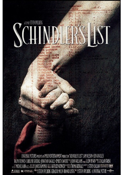 Schindler'in Listesi Film Afiş Poster 30X42 cm Çerçevesiz fiyatları