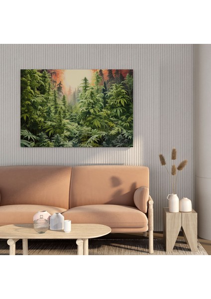 Ot Ormanı Kanvas Tablo - Ot, Ev Dekorasyonu, Kanvas Tablo, 30X30 fiyatları