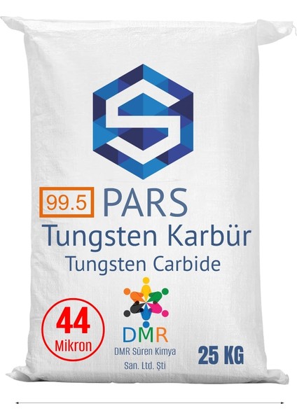 Tungsten Karbür 99.5 44 Mikron 25 kg