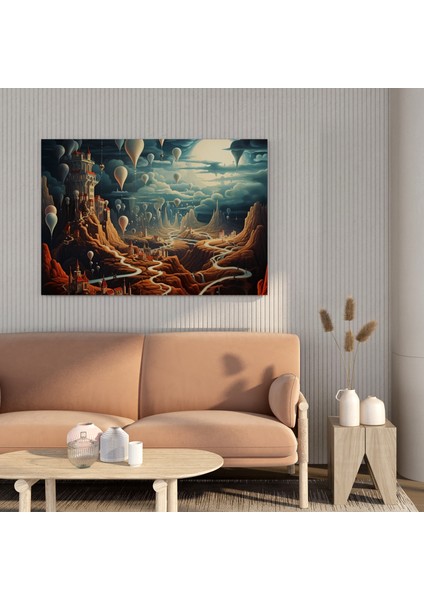 Gizemli Düşler Kanvas Tablo, 70X70 fiyatları