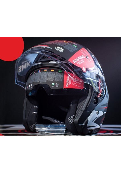 Gtj Escape MA213 Güvenli Açık Kask -Motosiklet Kaskı