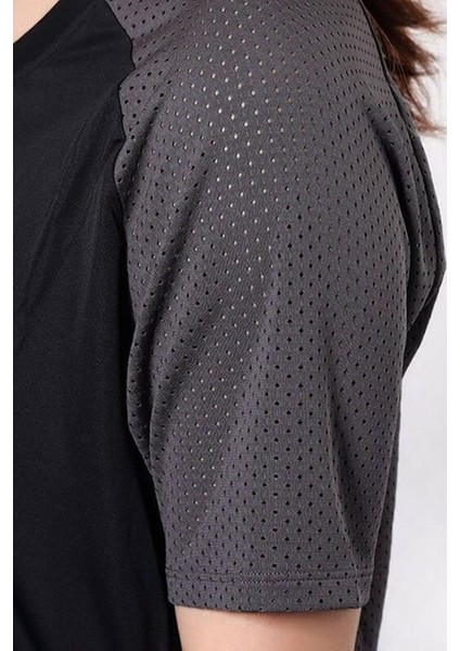 Breath Womens City Sleek Top Cool Kadın Koşu Tişörtü Siyah modelleri