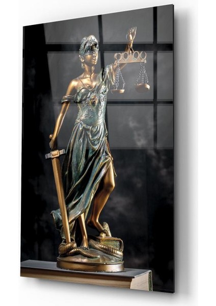 Themis Heykeli Cam Tablo | Hediyelik, Dekoratif, Ofis, Mutfak fiyatları