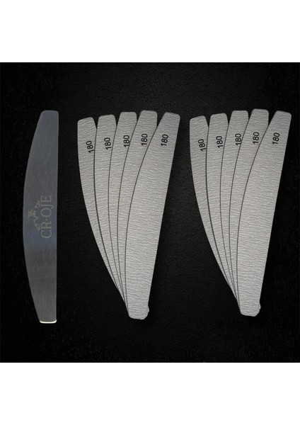 Yapışkanlı Kişiye Özel Kağıt Törpü 10'lu (METAL APARAT DAHİL) (180 GRİD)