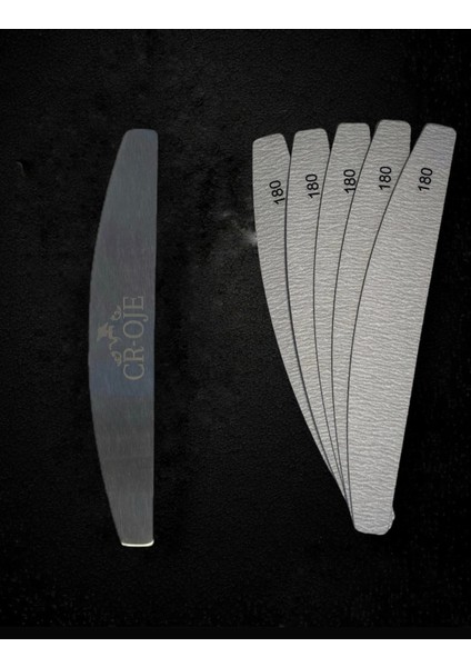 Yapışkanlı Kişiye Özel Kağıt Törpü 5'li (METAL APARAT DAHİL) (180 GRİD)