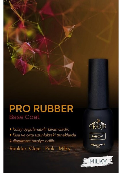 Pro Rubber Base Coat - Milky (5 Ml)