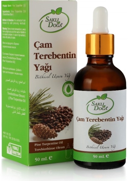 Premium Saf ve Doğal Çam Terebentin Yağı Katkısız 50 ml